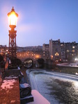 SX12231 Dusk at snowwy Pulteney Bridge and Weir Bath.jpg